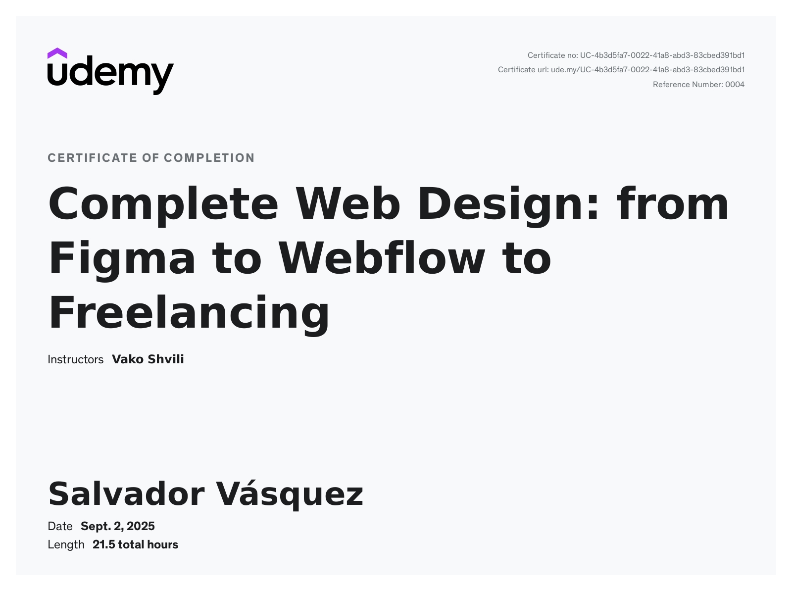 Complete Web Design: from Figma to Webflow to Freelancing